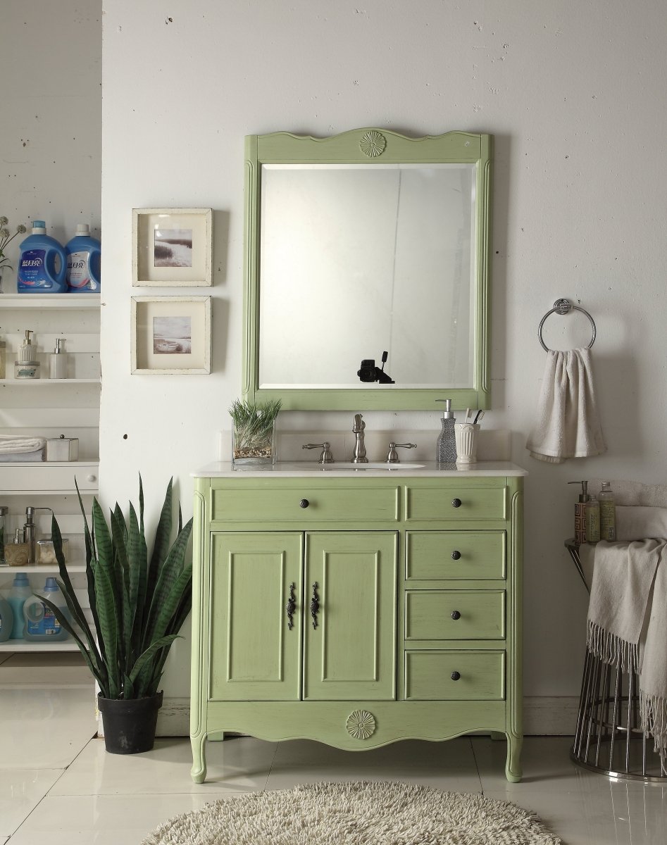 Casual Vanity & Mirror Sets - Bentoncollections