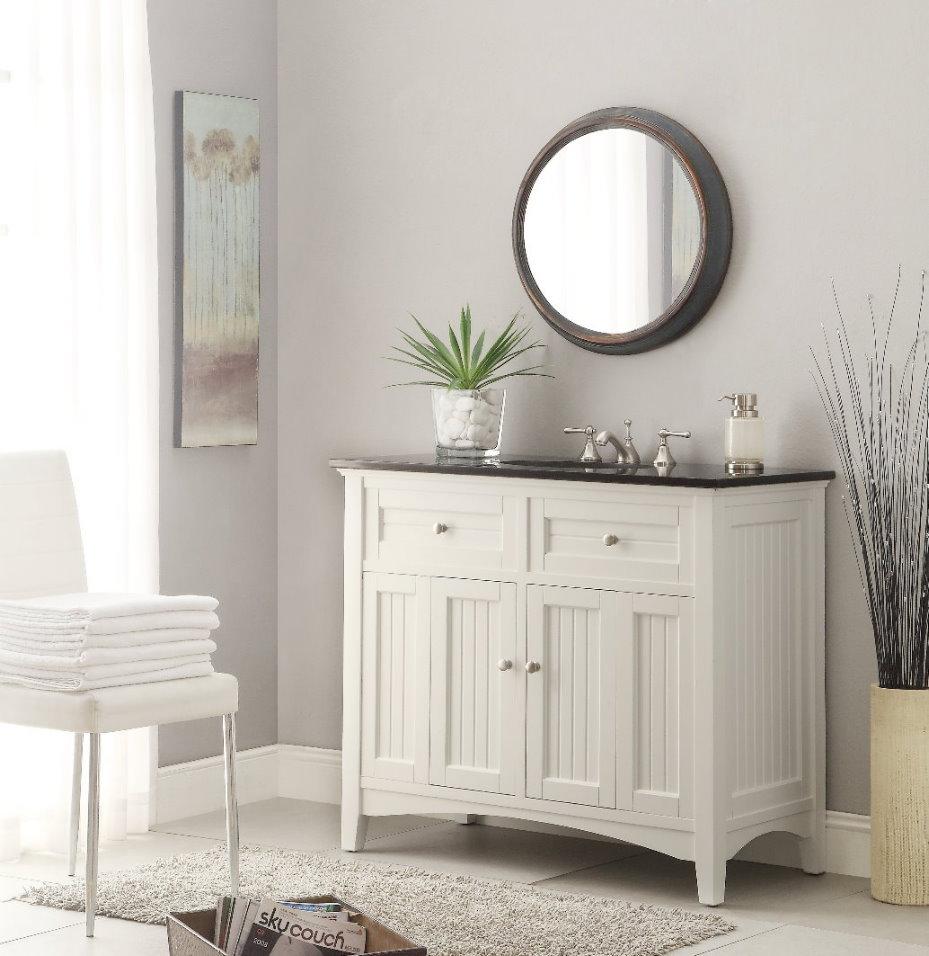 Solid White Vanities - Bentoncollections