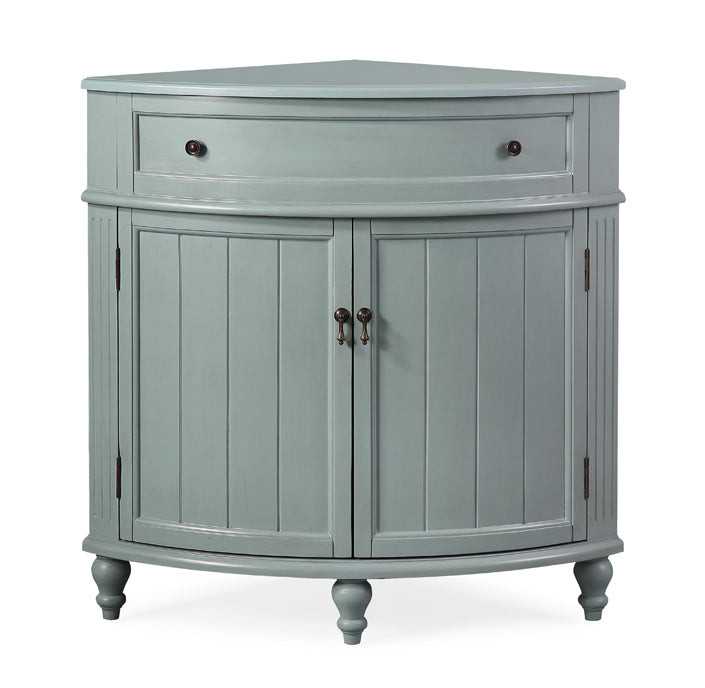 Triadsville Collection 24 in Corner Cabinet Base - Light Blue