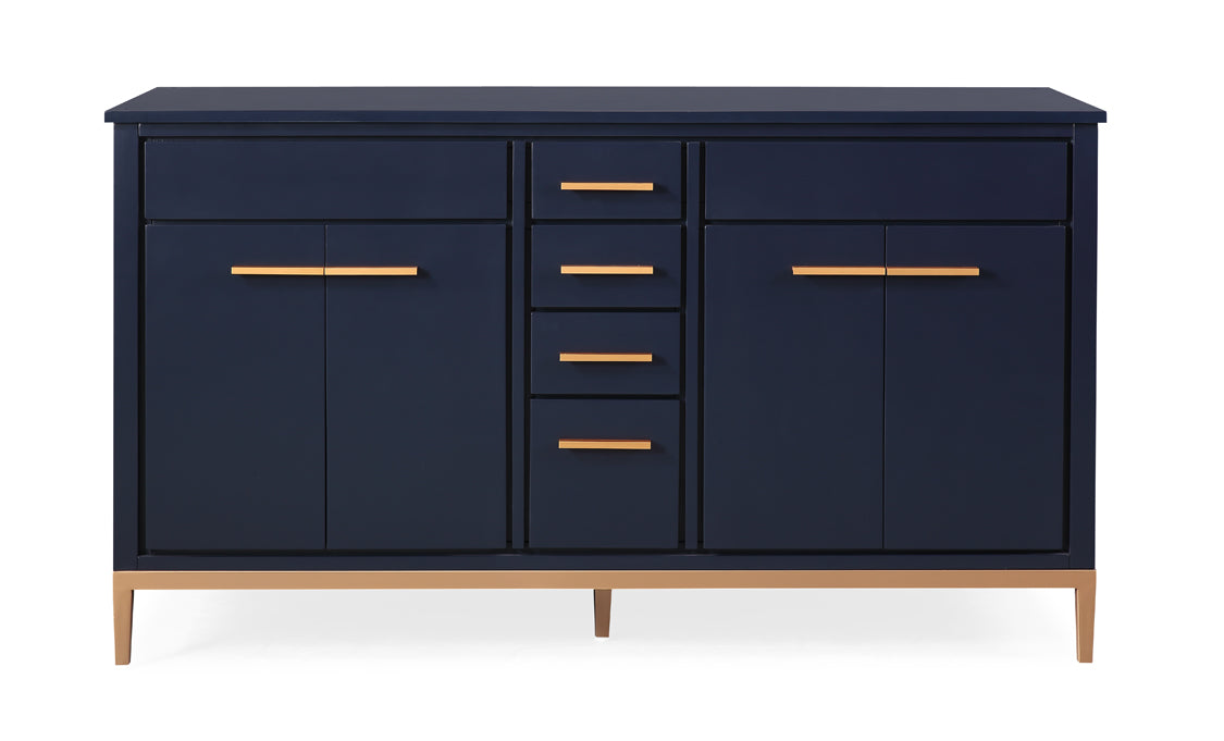 Beatrice Collection 60" Cabinet Base - Navy Blue