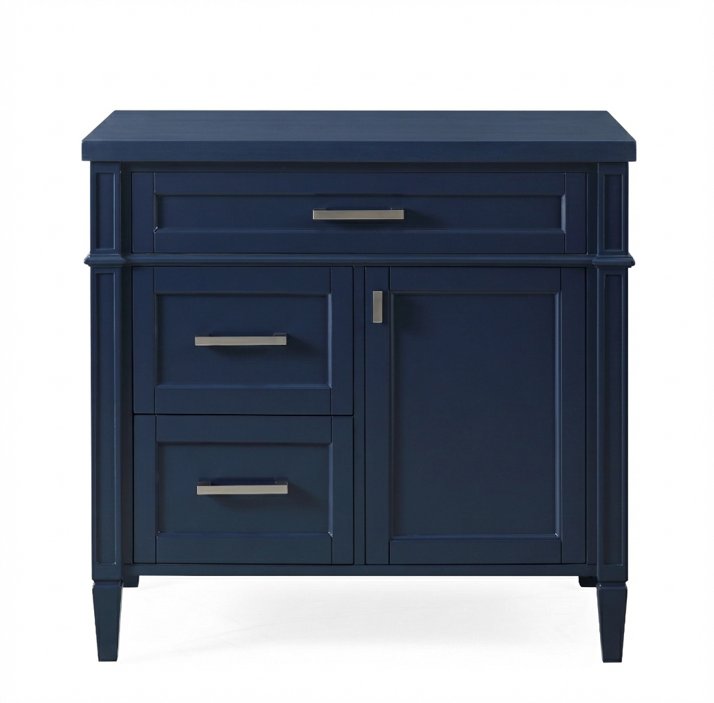Durand Collection 36" Cabinet Base - Navy Blue