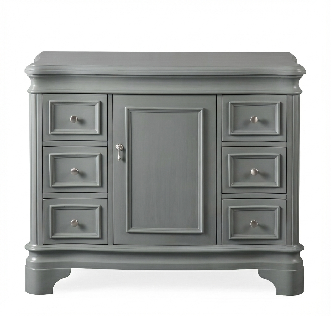 Sesto Collection 42" Cabinet Base - Gray