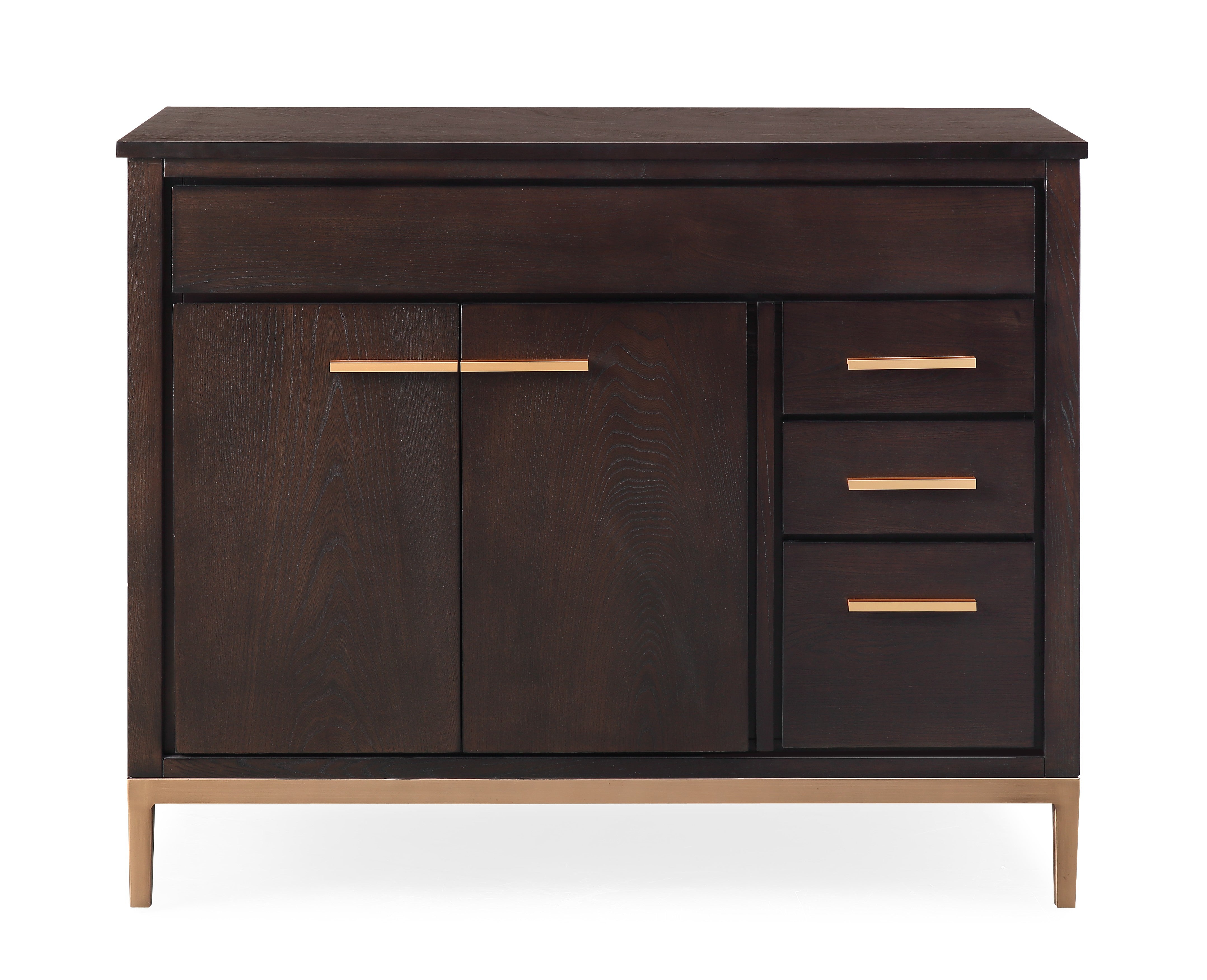 Beatrice Collection 42" Cabinet Base - Wenge / Espresso