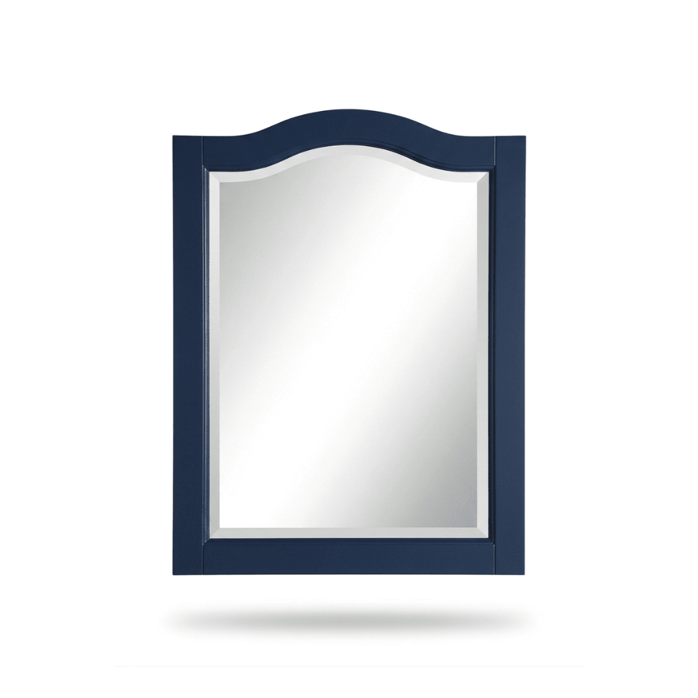 Wall Hanging Navy Blue Mirror 26x32"H