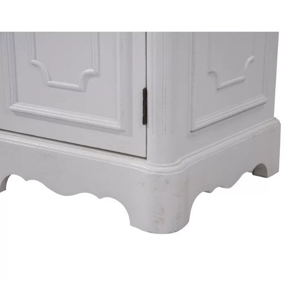 21" Benton Collection Antique white Teega Bathoom Sink Vanity CF-3006W-AW - Bentoncollections