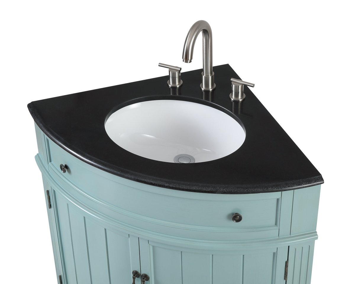 24" Benton Collection Triadsville Corner Bathroom Vanity - Model # GD-47544BU - Bentoncollections