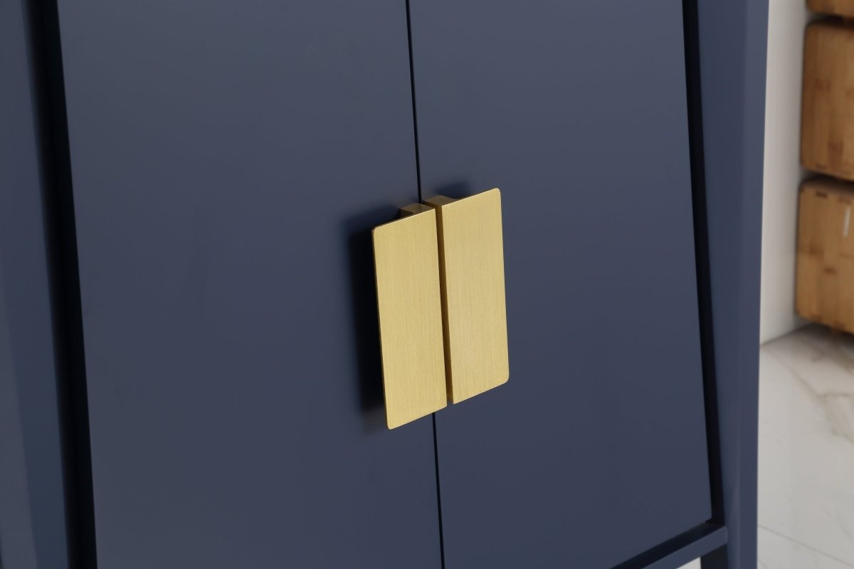 30" Tennant Brand Larvotto Navy Blue Contemporary Bathroom Vanity - CL-22NB30-ZI - Bentoncollections