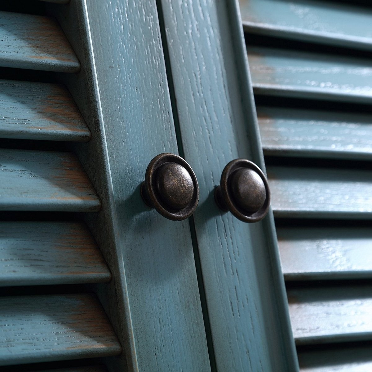 36" Abbeville Bathroom Sink Vanity, Distressed Blue - Benton Collection Model CF28884BU - Bentoncollections