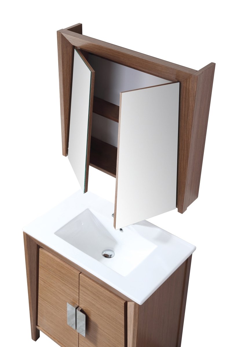 36" Larvotto Light Wheat Modern Bathroom Sink Vanity CL-22WV36-ZI - Bentoncollections