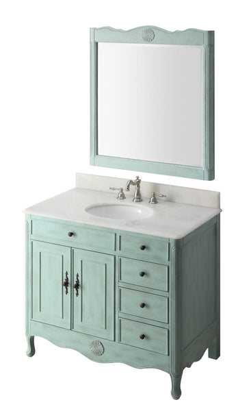 38" Daleville Bathroom Sink Vanity - Benton Collection HF-837LB - Bentoncollections