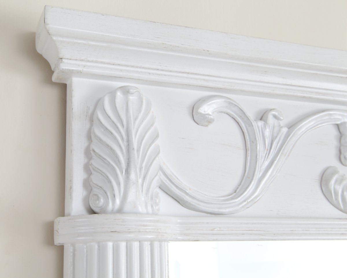 42" Antique White Traditional Style Single Sink Beckham Bathroom Vanity - SW-3882W-AW-42 - Bentoncollections