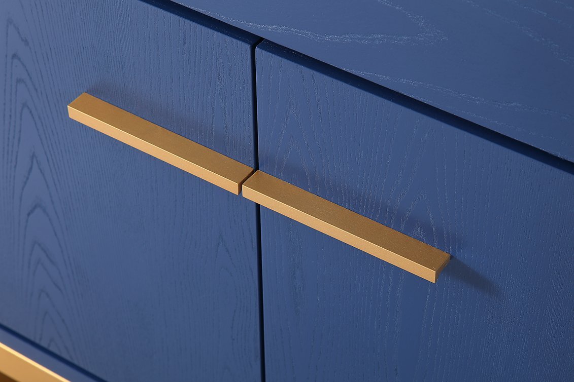 42" Tennant Brand Modern Style Blue Beatrice Vessel Sink Bathroom Vanity - TB-9942VB-42QT - Bentoncollections