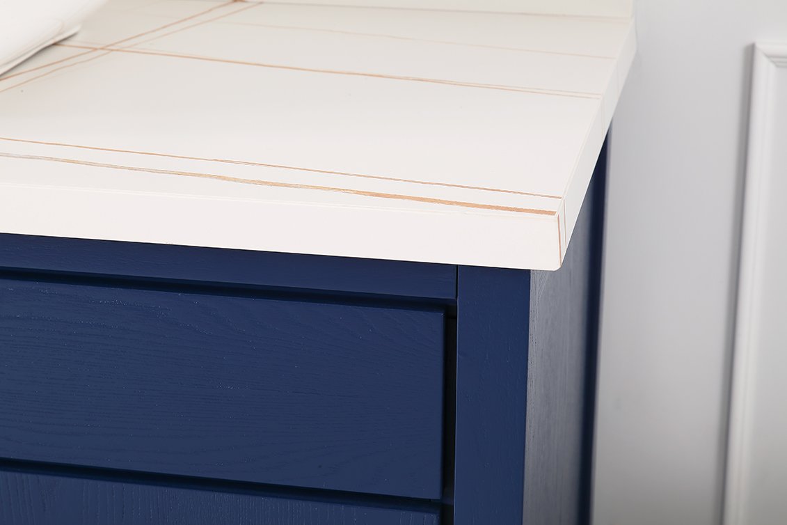 48" Tennant Brand Modern Style Beatrice Vessel Sink Bathroom Vanity - TB-9948VB-48QT-LP - Bentoncollections