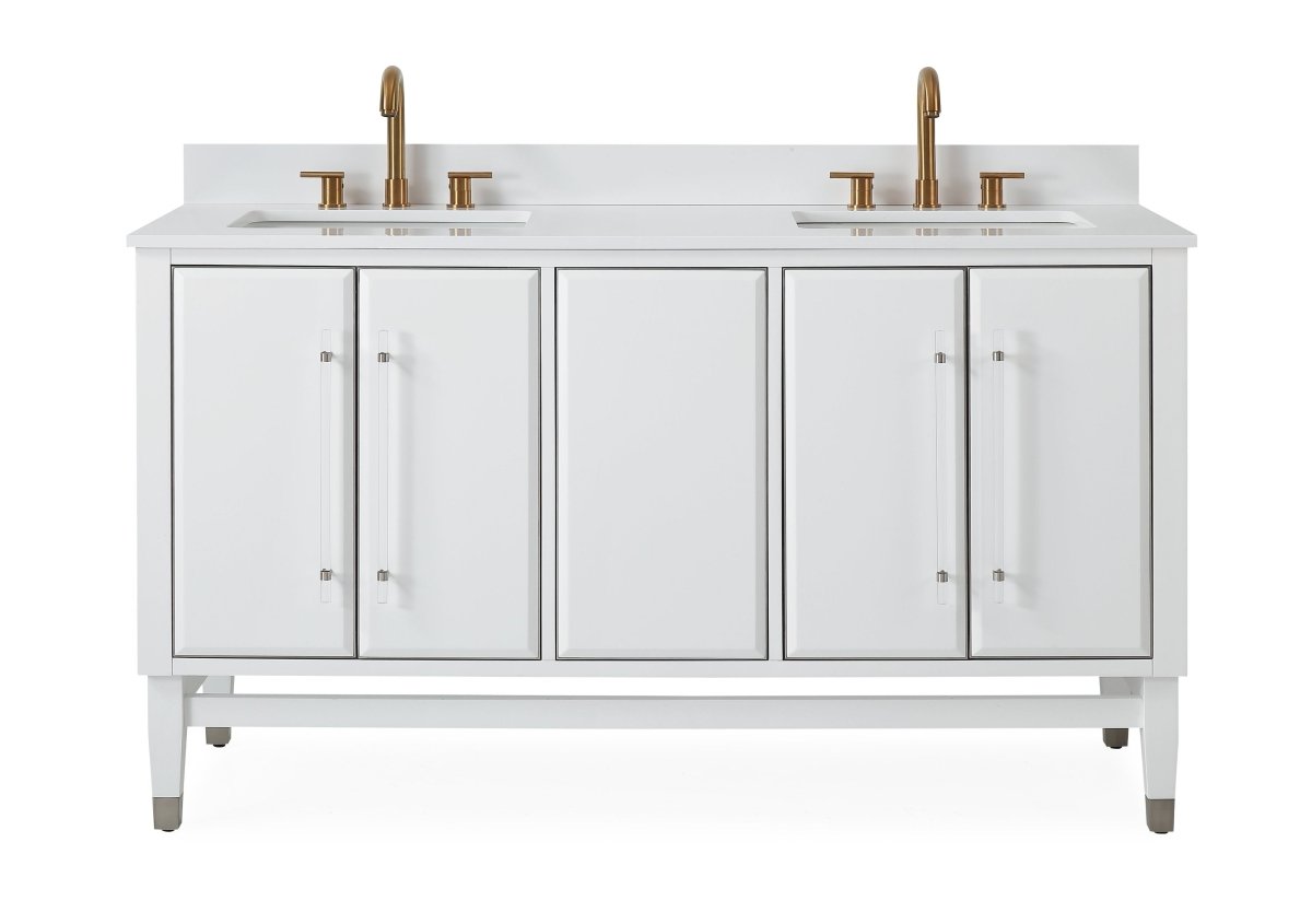 60" Tennant Brand Bertone Bathroom Sink Vanity - Model # Q164WT-D60QT - Bentoncollections
