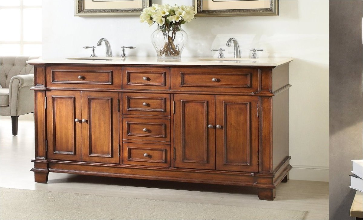 70" Sanford Double Sink Bathroom Vanity - Benton Collection Model CF-3048M-70 - Bentoncollections