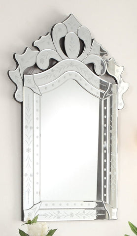 Ferarra 28-inch Venetian Style Wall Mirror YM-710-2840 - Bentoncollections