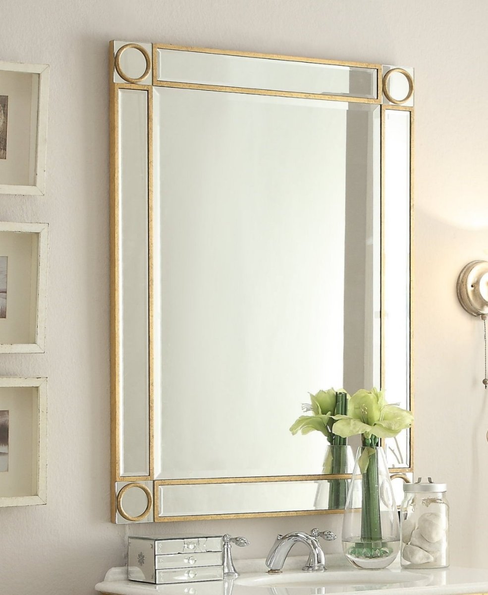 Keene 28-inch Wall Mirror MF4-3392GC - Bentoncollections