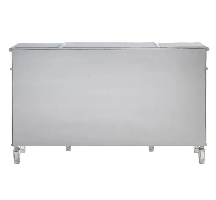 Mirrored Relection Andrea Hall Console DH-695 (Silver) - Bentoncollections