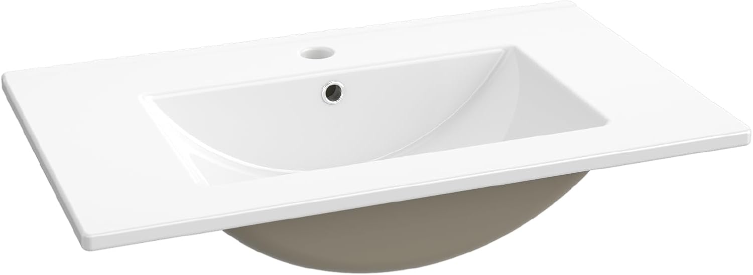 36 inch Ceramic Intergrate Sink Top | 36 x 18''