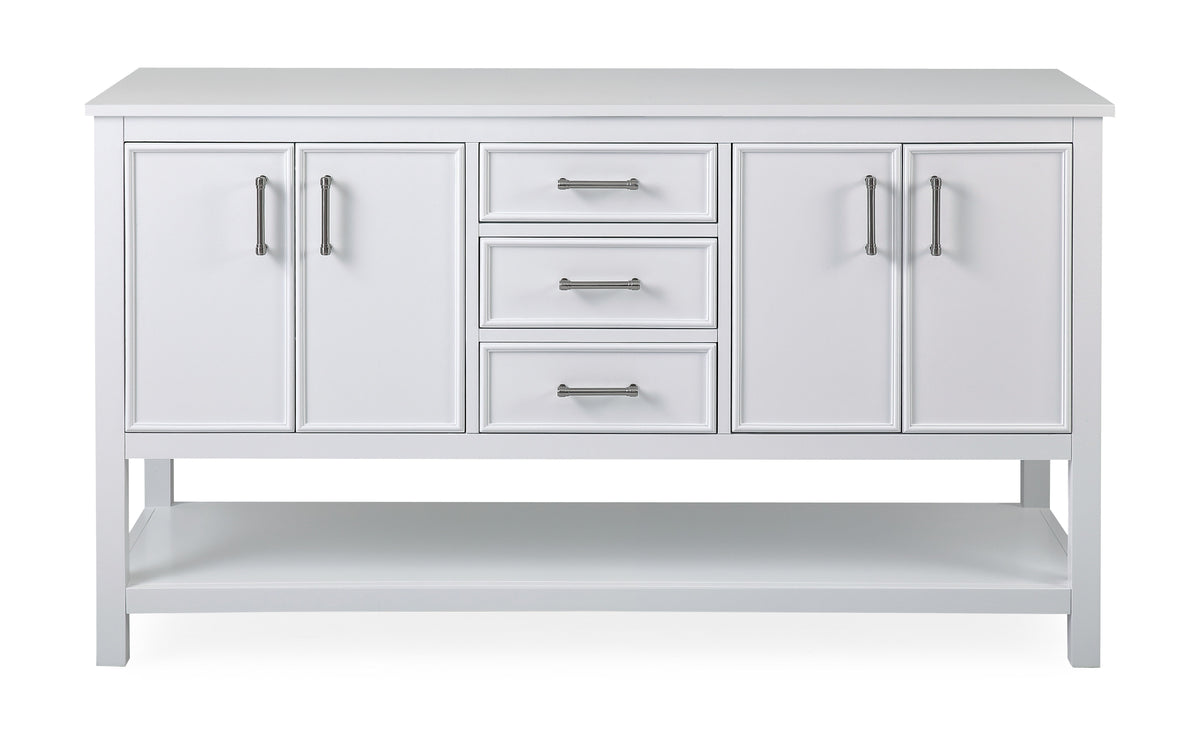 Felton Collection 60" Cabinet Base - White