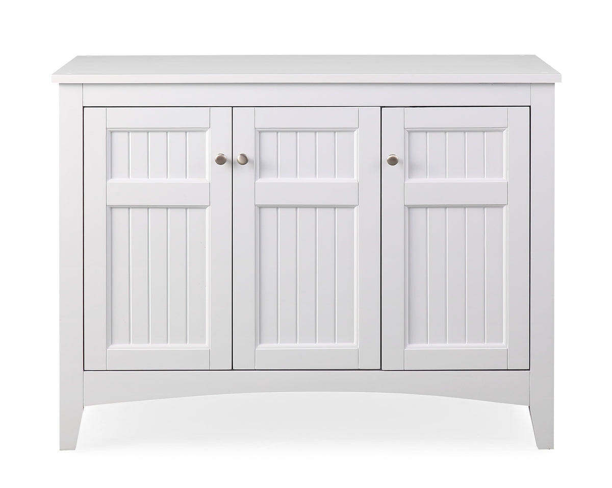 42 Inch Cottage Farmhouse Cabinet Base - White