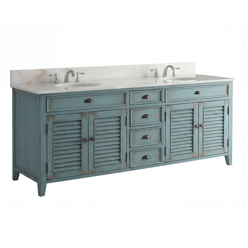 60" inch Benton Collection Abbeville Double Sink Vanity Model