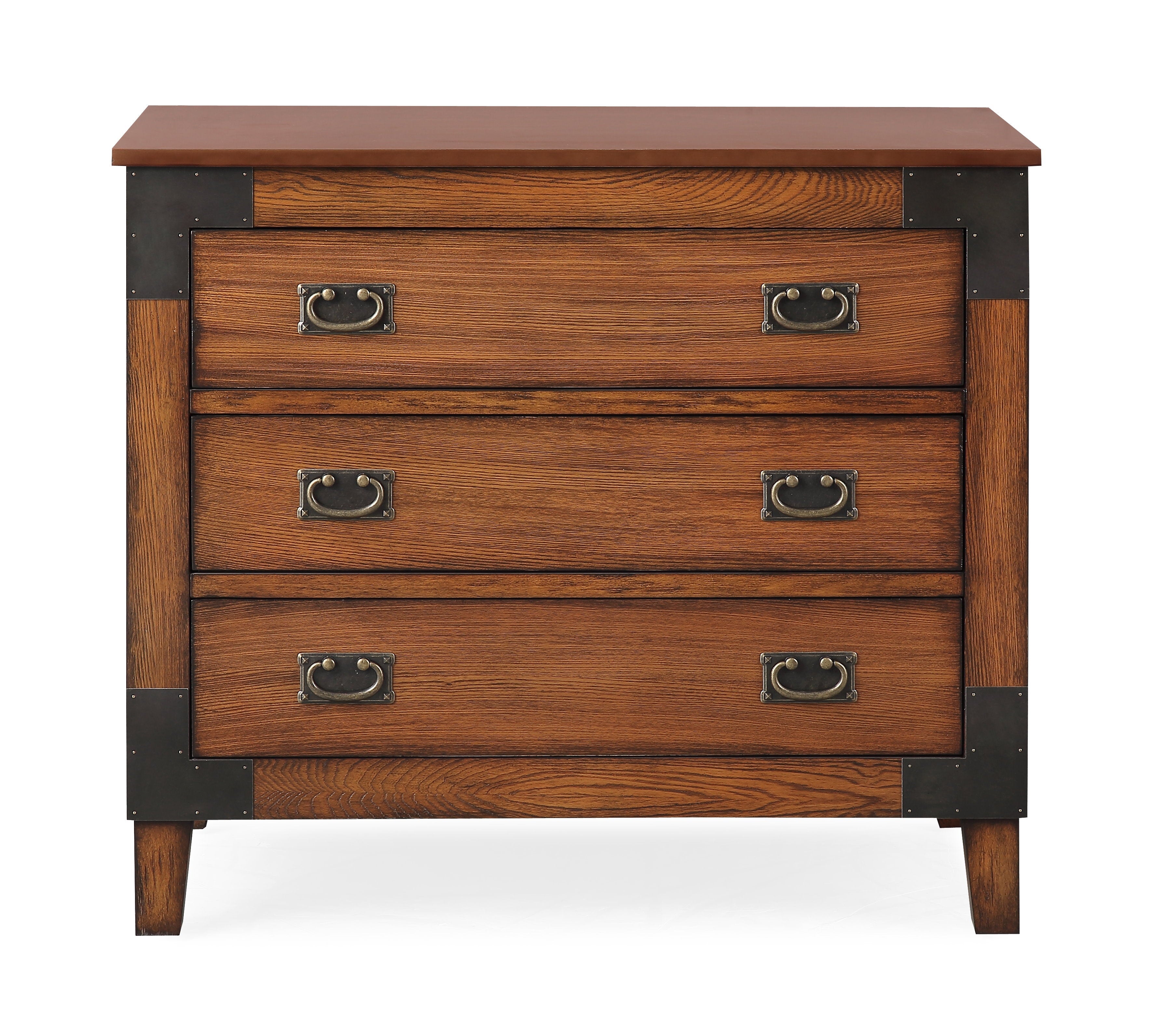 Akira Collection 36" Cabinet Base - Rustic Brown