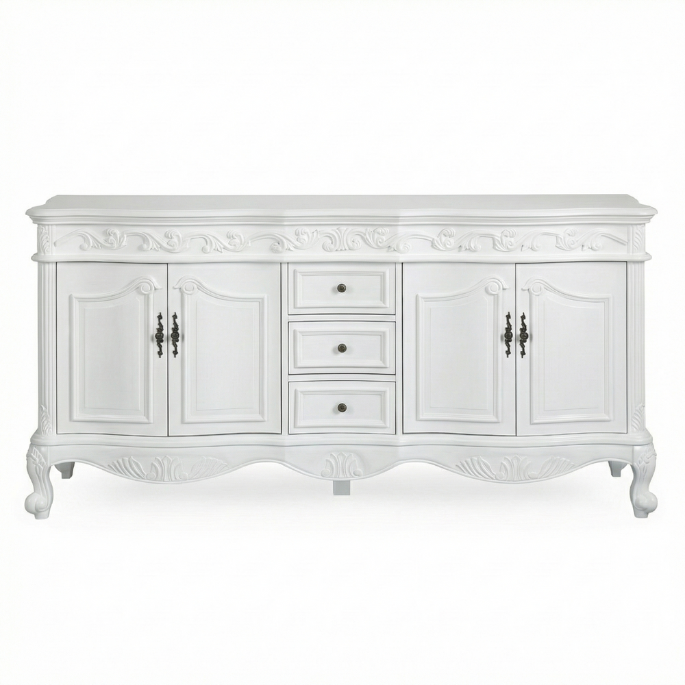 Beckham Double Cabinet Base - Antique White
