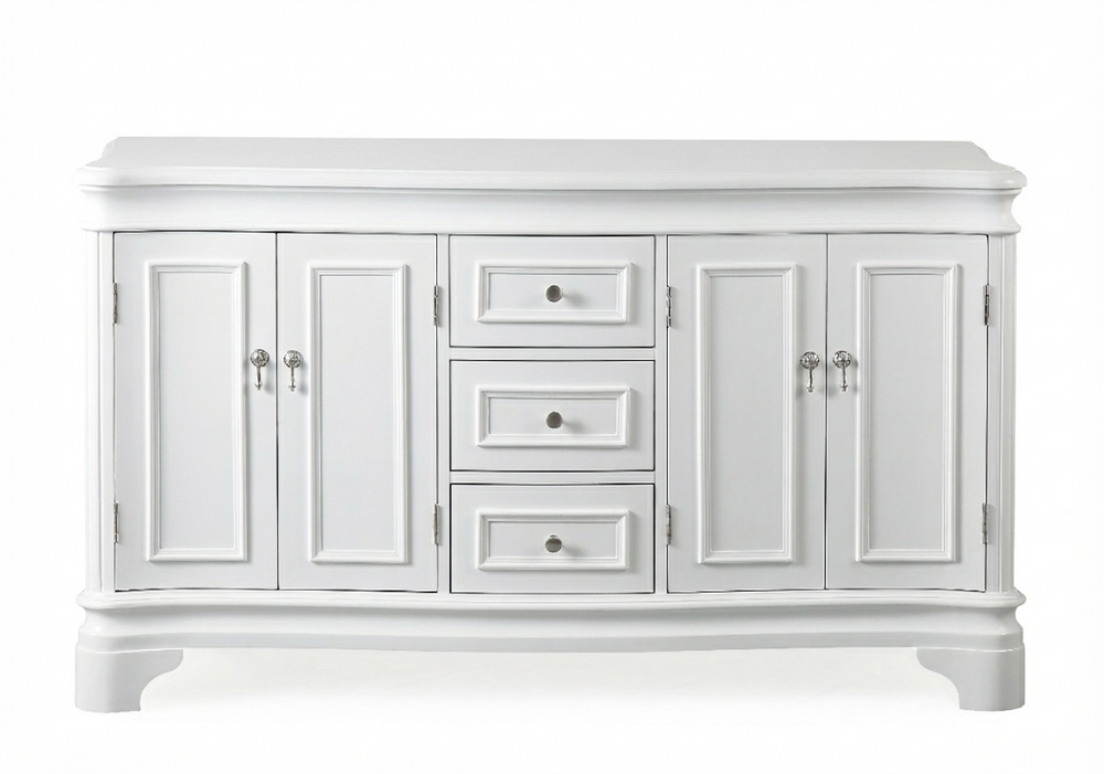 60 Inch Sesto Cabinet Base - White