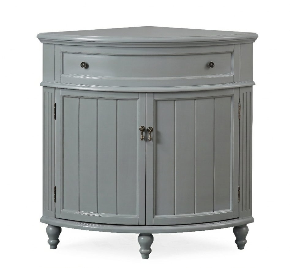 Triadsville Collection 24 in Corner Cabinet Base - Gray
