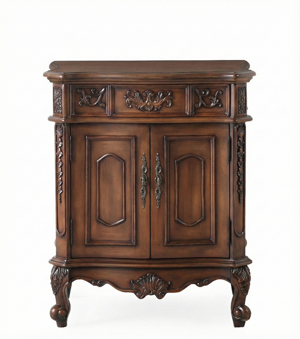 30 Inch Brown Traditional Style Cabinet Base