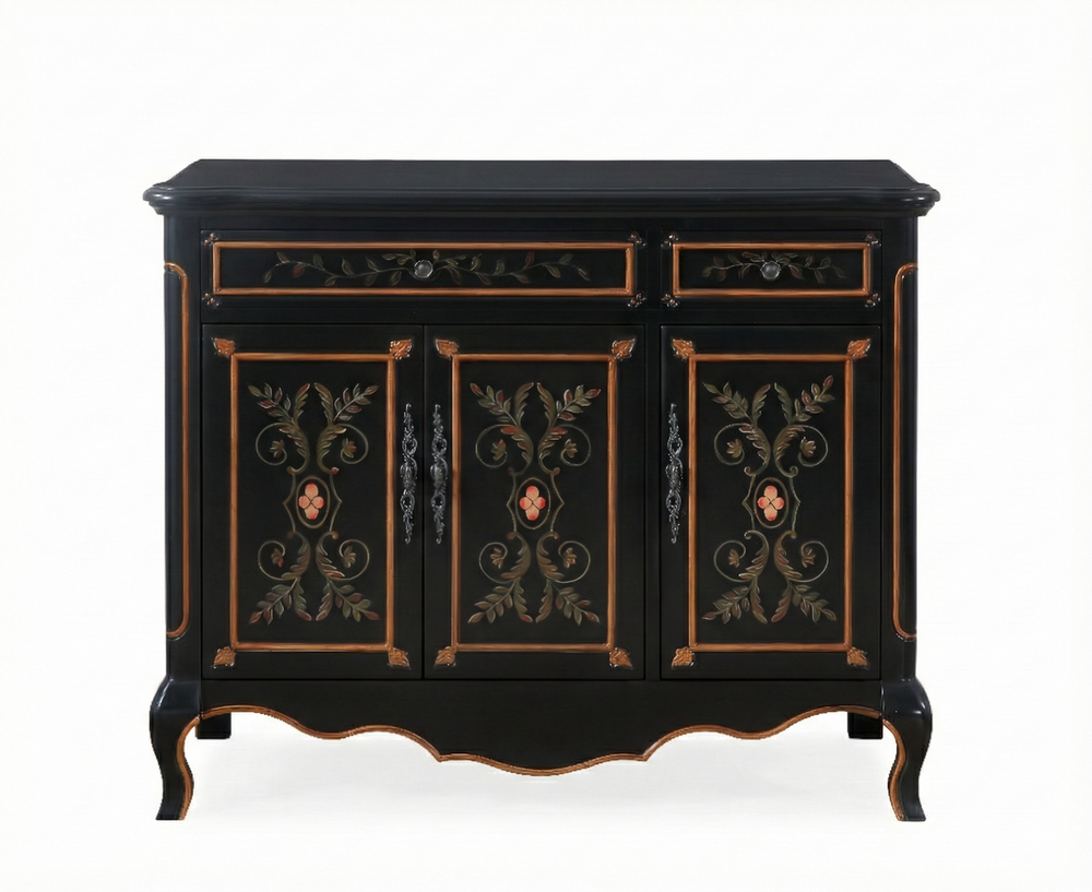 Hand-Painted Floral Collection 42" Cabinet Base