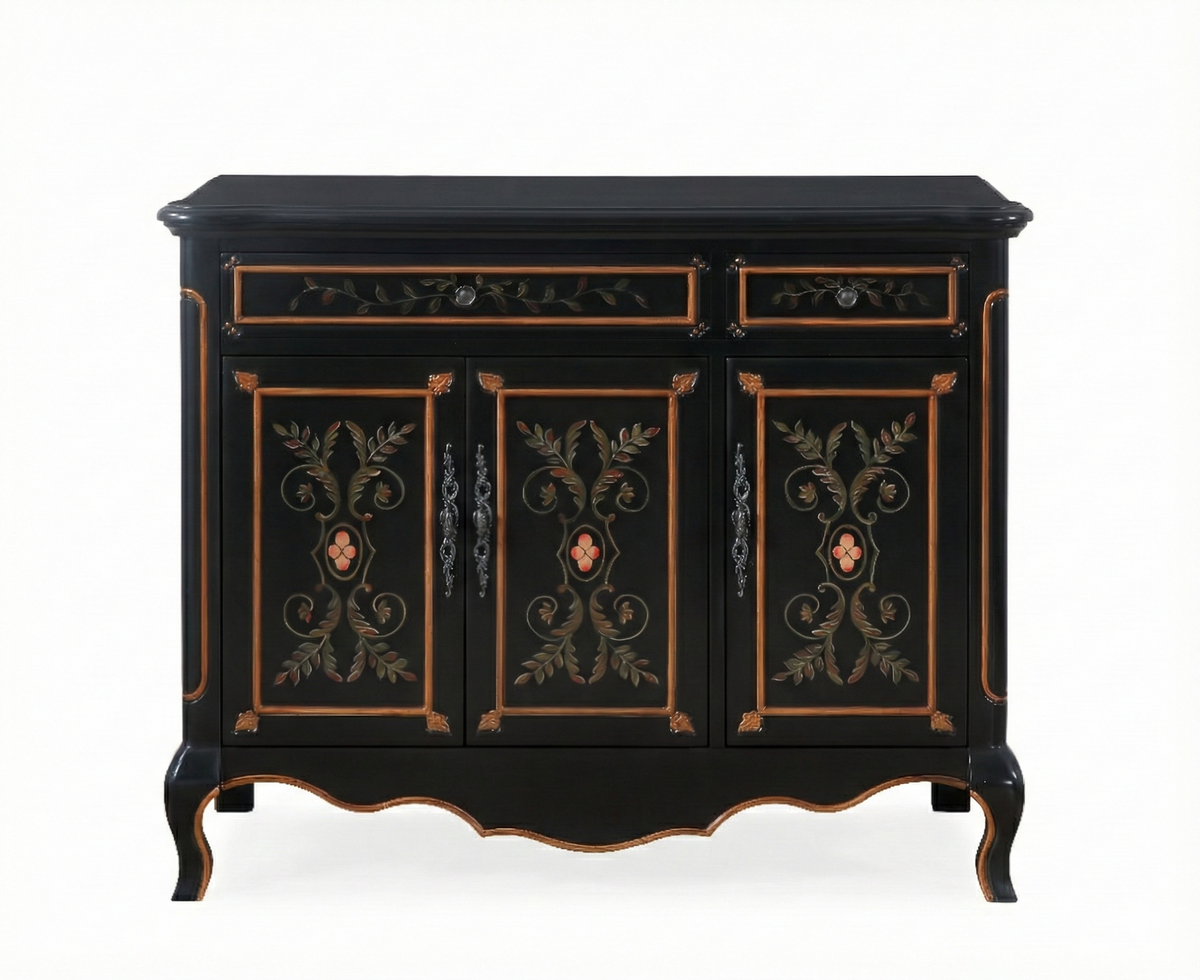 Hand-Painted Floral Collection 42" Cabinet Base
