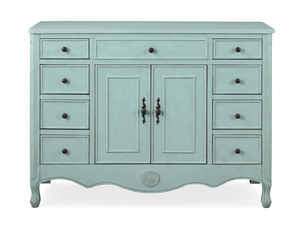 Daleville Collection 46" Cabinet Base - Distressed Light