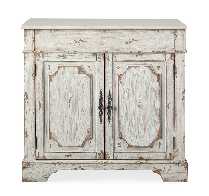 Litchfield Collection 36" Cabinet Base - Distressed Off-White