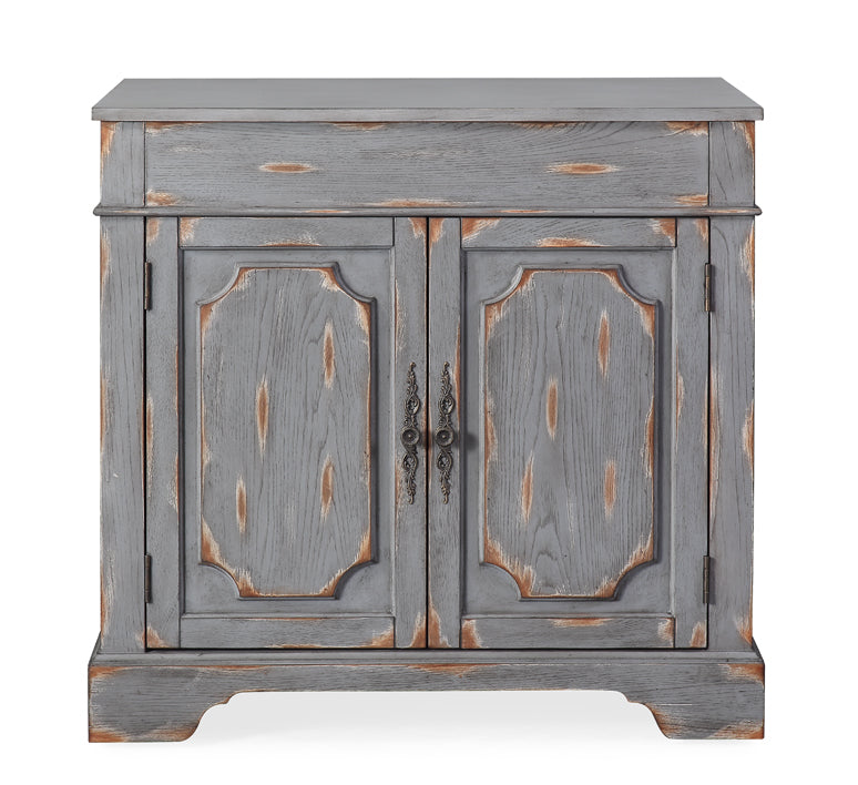 Litchfield Collection 36" Cabinet Base - Distressed Dark Gray