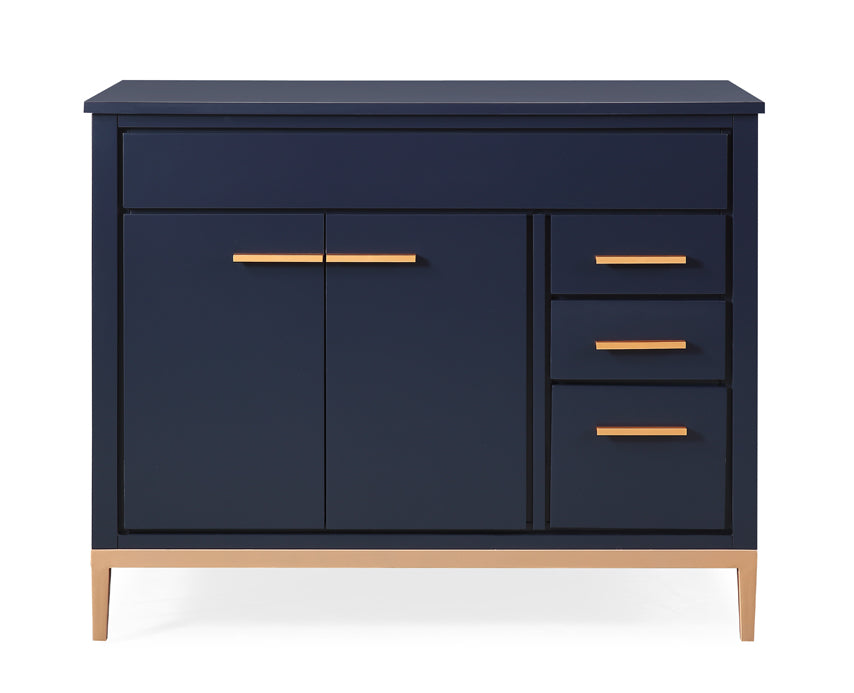 Beatrice Collection 42" Cabinet Base - Navy Blue