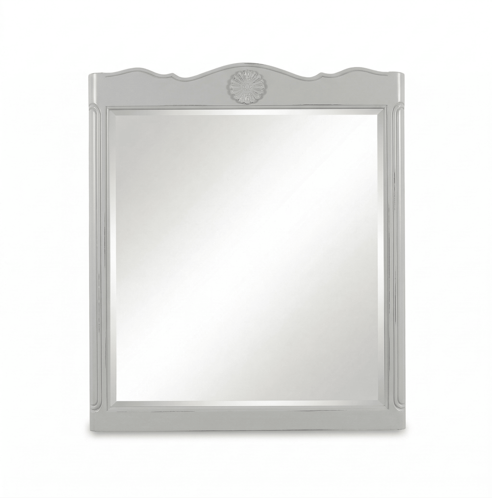 Daleville Wall Gray Hanging Mirror 31.5 x 36 ''H