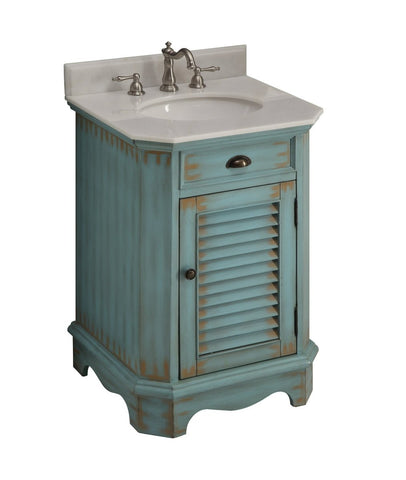 24" Abbeville Bathroom Sink Vanity - Benton Collection Model CF-47523BU - Bentoncollections
