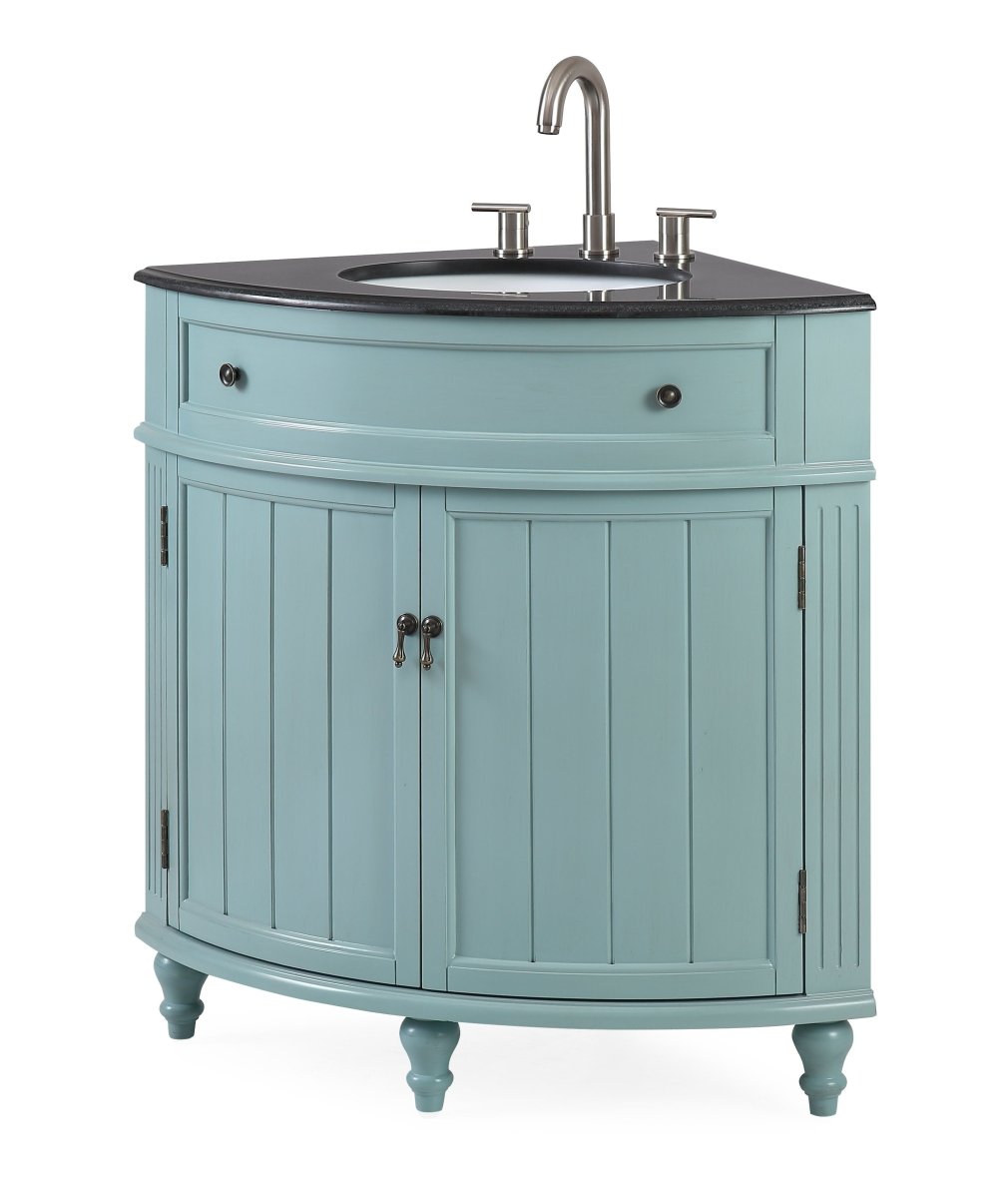 24" Benton Collection Triadsville Corner Bathroom Vanity - Model # GD-47544BU - Bentoncollections