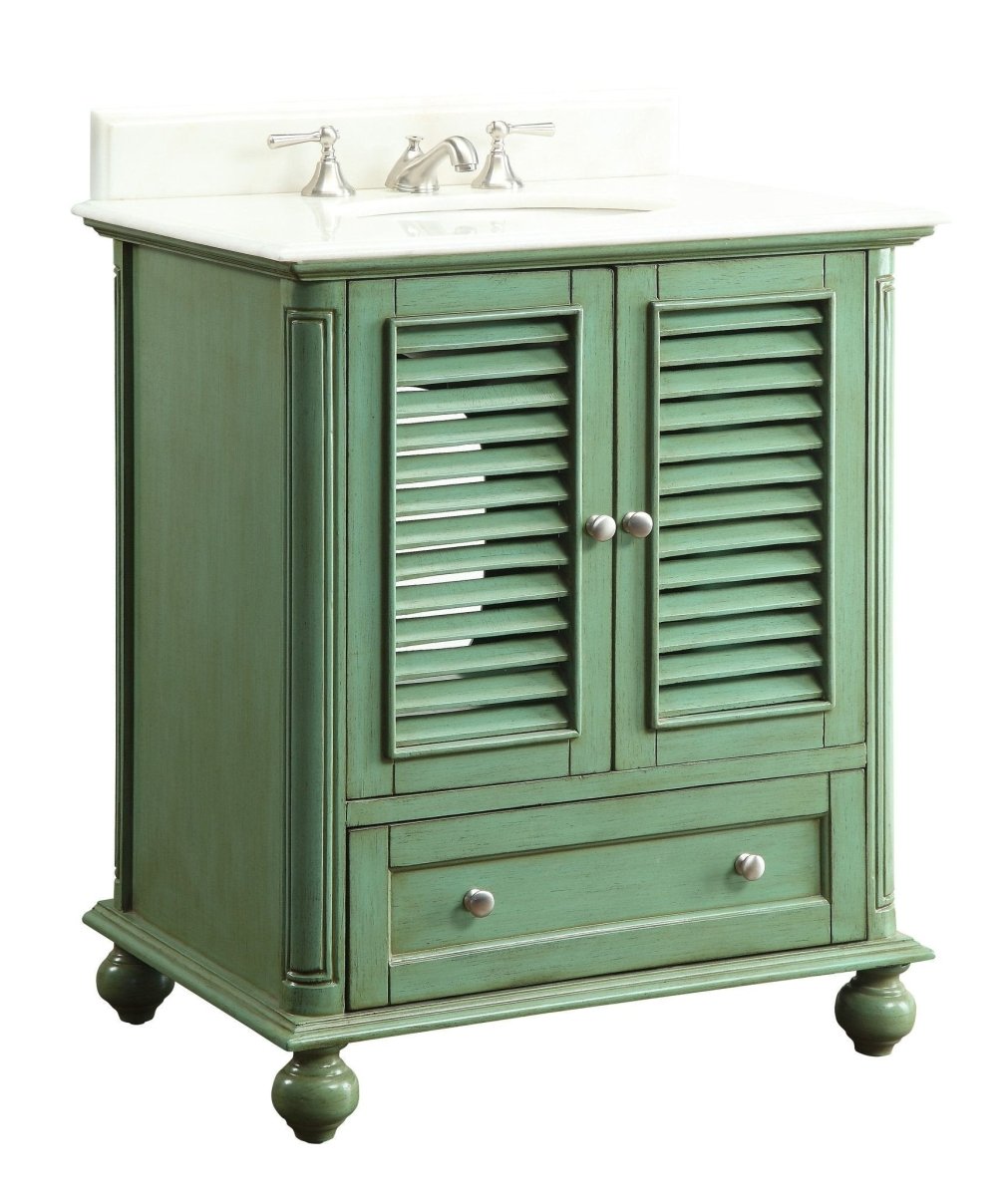 30" Keysville Bathroom Sink Vanity - Benton Collection Model HF-1087G - Bentoncollections
