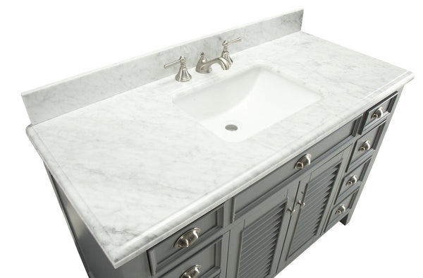 50"  Shutter Blinds Kalani Single Sink Bathroom Vanity model #  3028-CK50