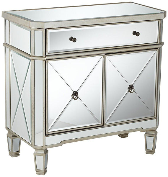 32" Amelia Mirrored Console - Model DH-228 - Bentoncollections