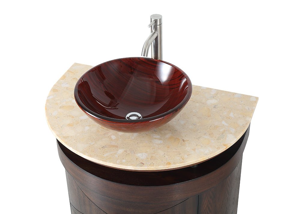 32" Benton Collection Onyx counter top Verdana Vessel Sink Bathroom Vanity BWV-026 - Bentoncollections