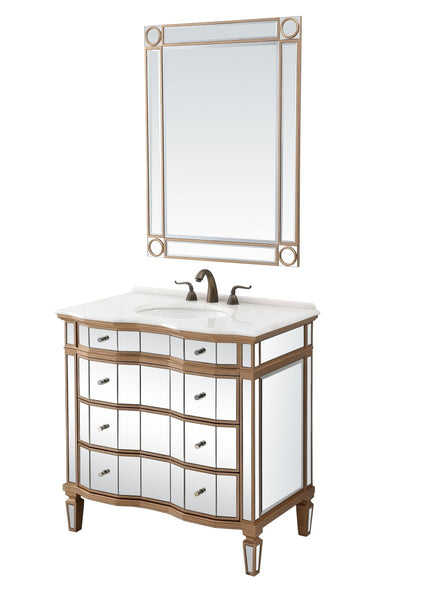 36" Asselin Bathroom Sink Vanity - Model K2288GC-36 - Bentoncollections