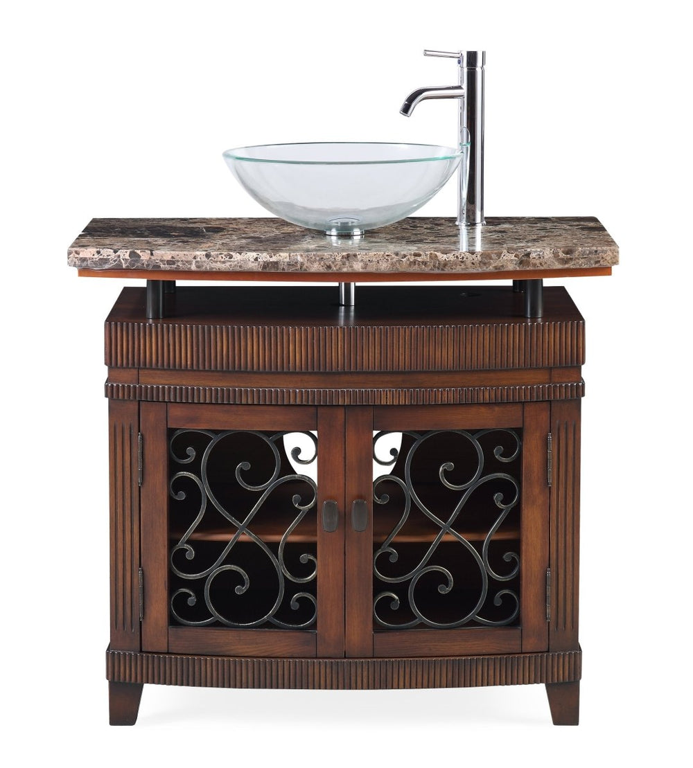 36" unqiue Artturi Vessel Sink Bathroom Vanity