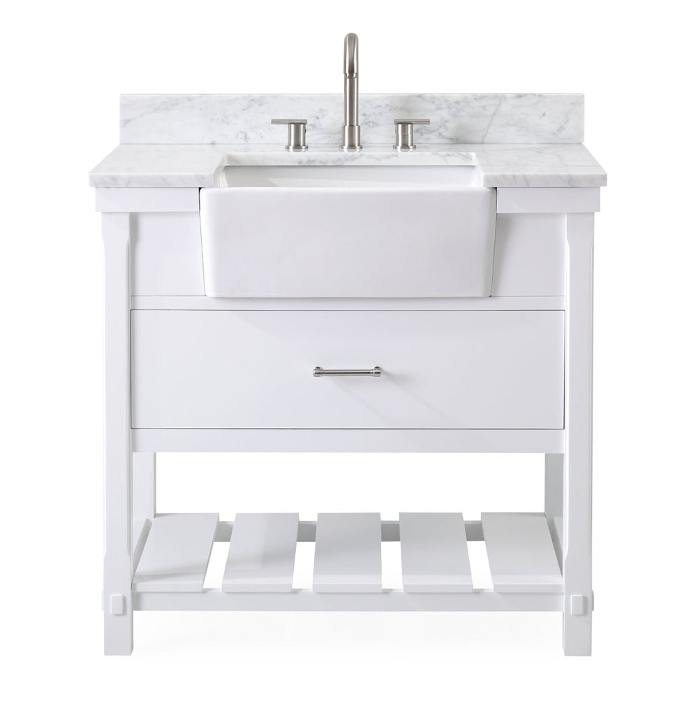 36-Inches Kendia Farmhouse Sink Bathroom Vanity