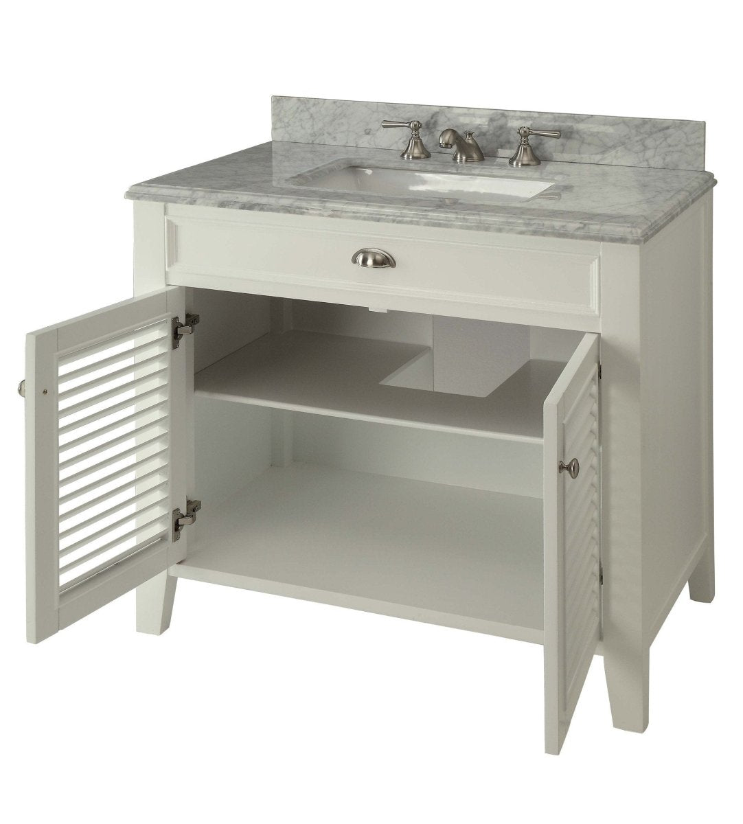 36" Kalani Double Sink Vanity - Model YR3028Q36 - Bentoncollections
