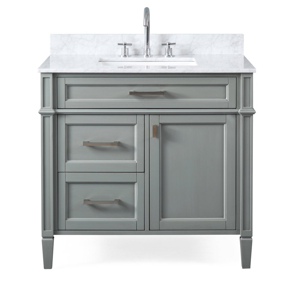 36 Inch Modern Gray Durand Bathroom Vanity