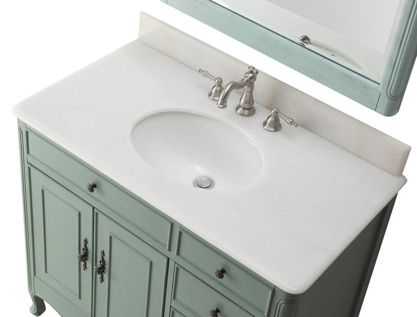 38" Daleville Bathroom Sink Vanity - Benton Collection HF-837Y - Bentoncollections